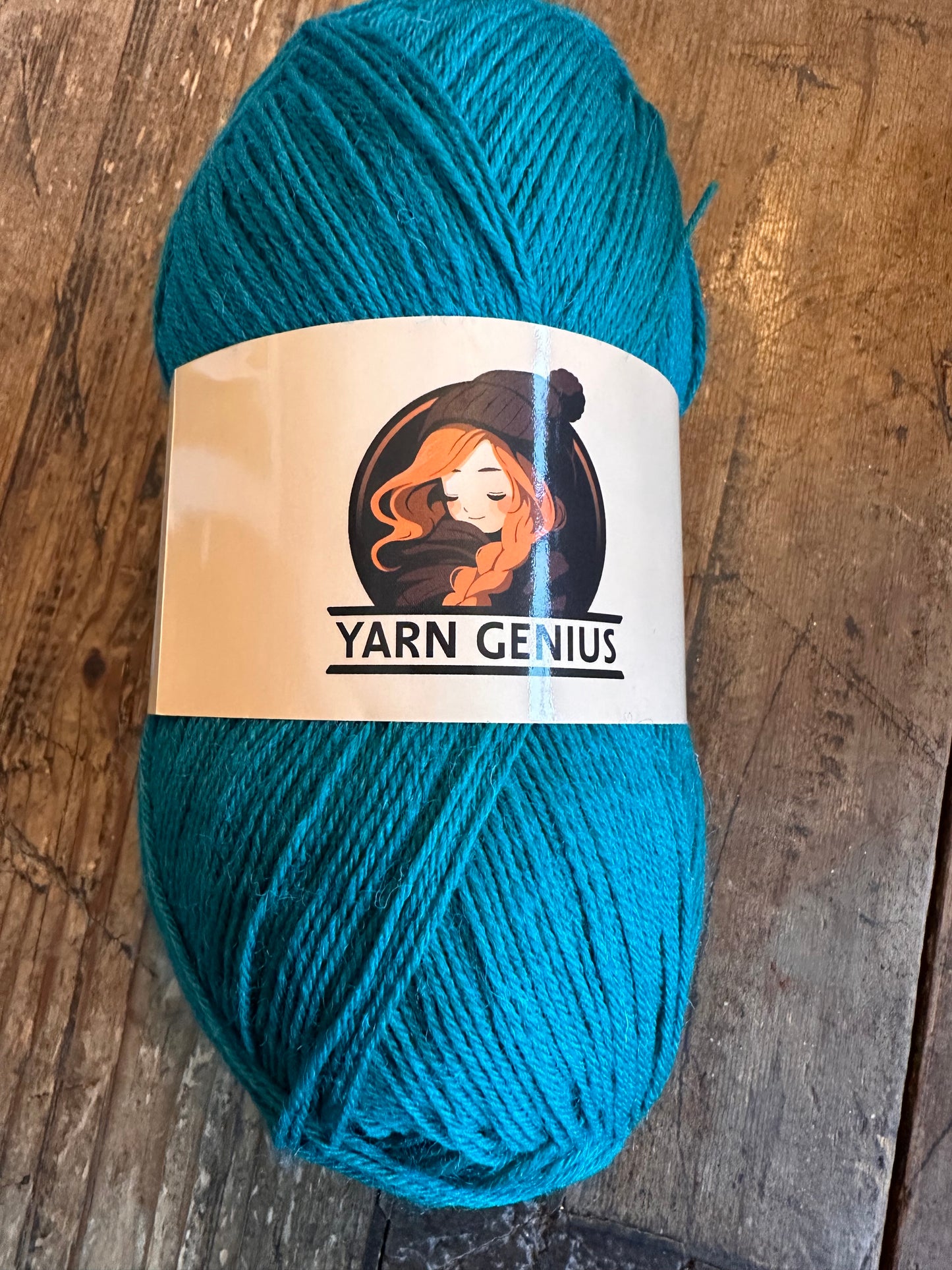 Winter - turquoise 75% wool and 25% polyamide